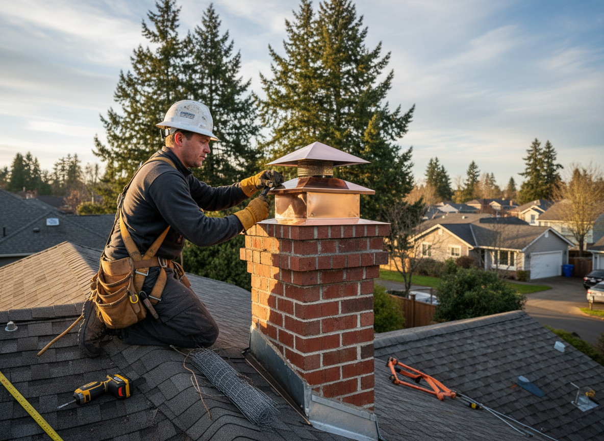 Chimney Cap Repair in Gresham, OR