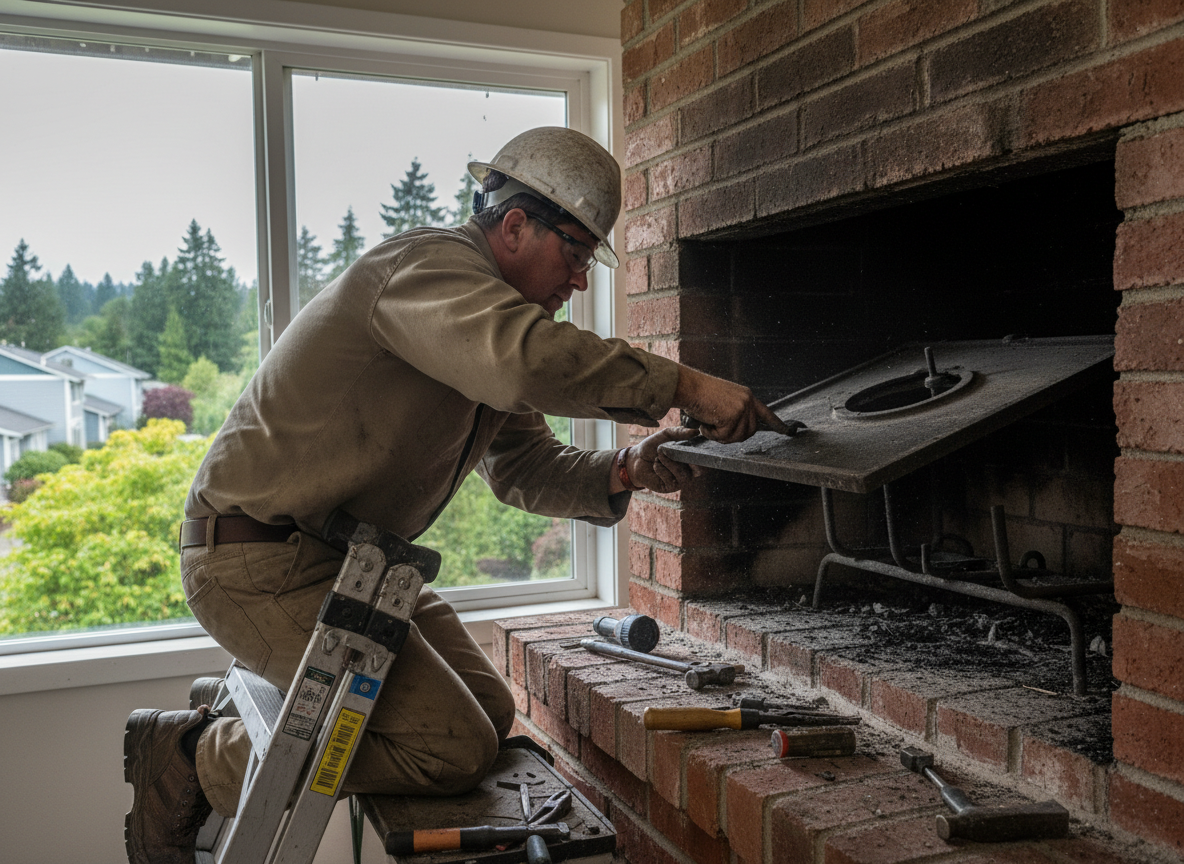 Chimney Damper Repair in Gresham, OR